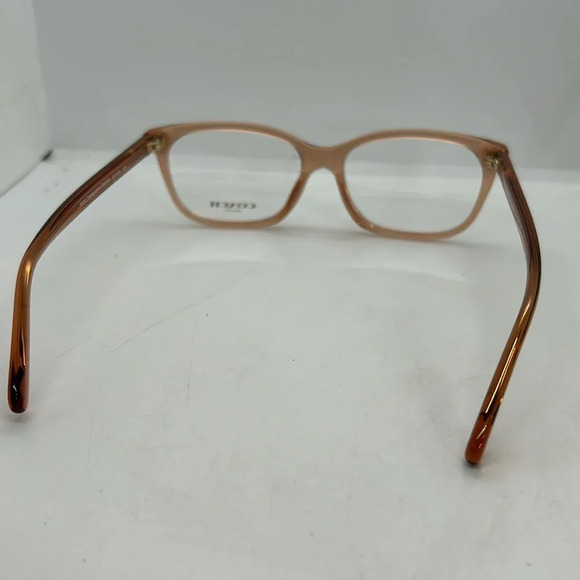 Coach HC6139U Eyeglasses Frames Case RXable 5822 Translucent Saddle NWT - Picture 5 of 8